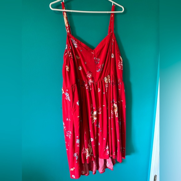 Torrid 3X red spaghetti strap dress - Picture 4 of 7